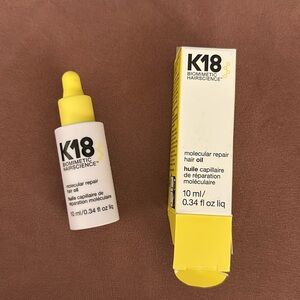 K18 Biomimetic Hairscience molecular repair hair oil